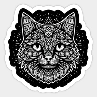 Celtic Cat Sticker